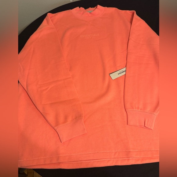 2022 Fear of God Essentials Relaxed Crewneck Hoodie - Picture 2 of 3